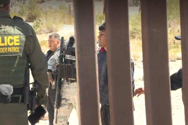 A border patrol agent was bitten by migrant trying to illegally cross the southern border.