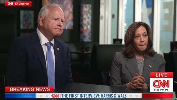 Tim Walz and Kamala Harris