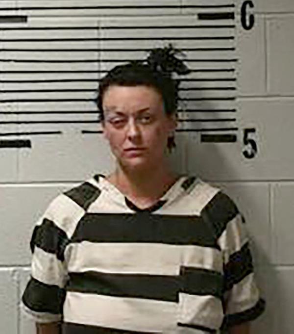 Grace Kelley's mugshot earlier this year.