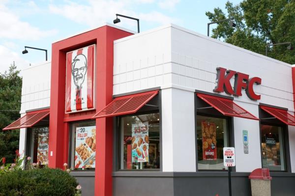 A KFC restaurant in Saddle Brook, NJ on October 17, 2023.