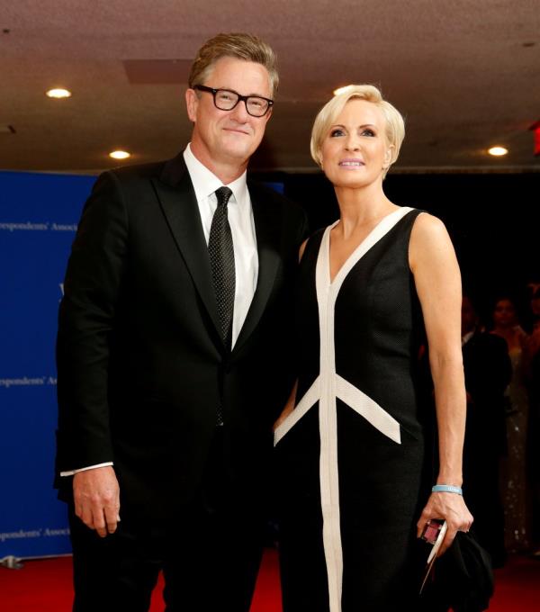 MSNBC's Joe Scarborough and Mika Brzezinski arrive for the annual White House Correspondents' Association dinner in Washington, U.S. on April 25, 2015. 