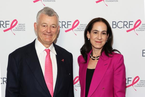 William P. Lauder and Jane Lauder attend Breast Cancer Research Foundation's 2024 Symposium & Awards Luncheon at New York Hilton Midtown on October 25, 2024 in New York City. 