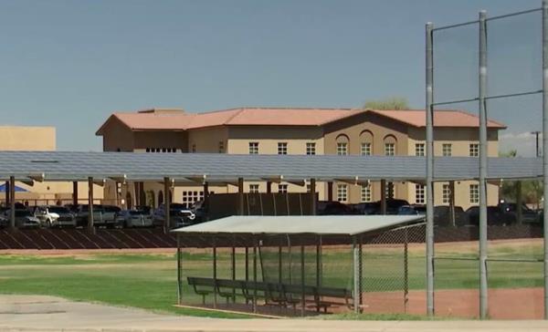 ba<em></em>seball field with a shelter near Buckeye Unio<em></em>n High School