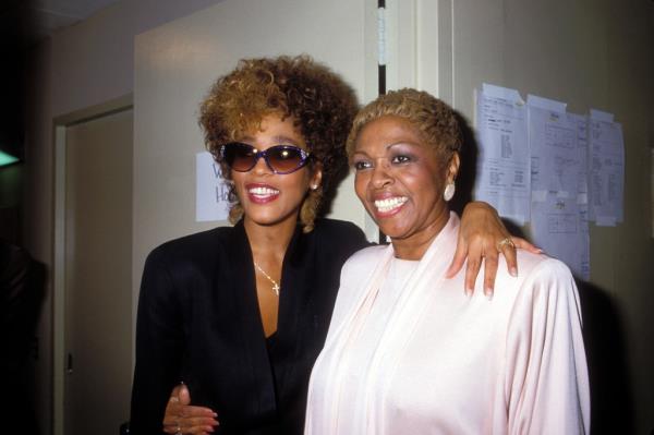 Whitney Houston and Cissy Houston in March 1987.