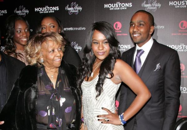 Cissy Houston with her late granddaughter Bobbi Kristina Brown.