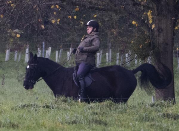 The Duke of York struggled for a few minutes to regain co<em></em>ntrol of his horse.