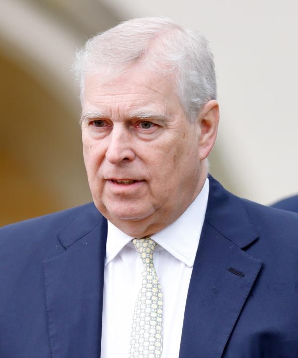 Prince Andrew, Duke of York attends the traditio<em></em>nal Easter Sunday Mattins Service at St George's Chapel, Windsor Castle on March 31, 2024 in Windsor, England. 