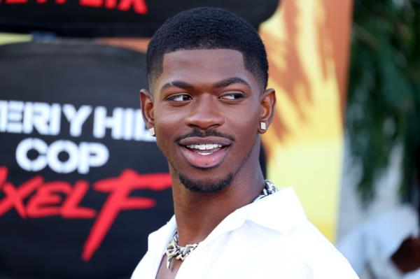 Lil Nas X attending the Los Angeles premiere of Netflix's 'Beverly Hills Cop: Axel F' at Wallis Annenberg Center for the Performing Arts