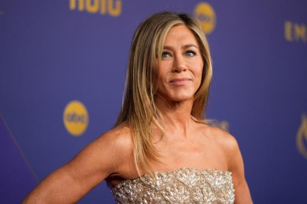 Jennifer Aniston arrives at the 76th Primetime Emmy Awards.