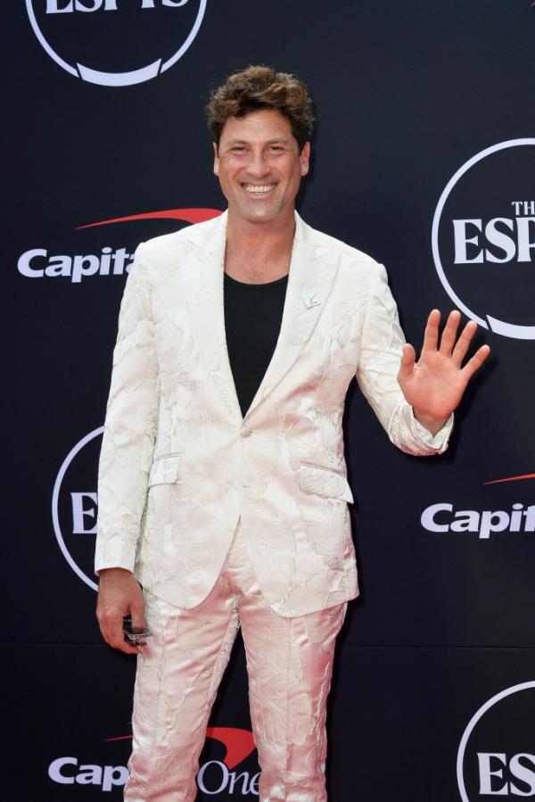 Maksim Chmerkovskiy arrives for the 32nd annual ceremony of the ESPY Awards at the Dolby Theatre in Hollywood, California, July 11, 2024. 