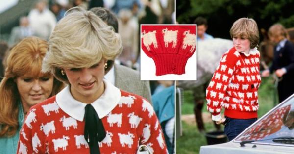 Princess Diana's ico<em></em>nic jumper is up for sale for 70k