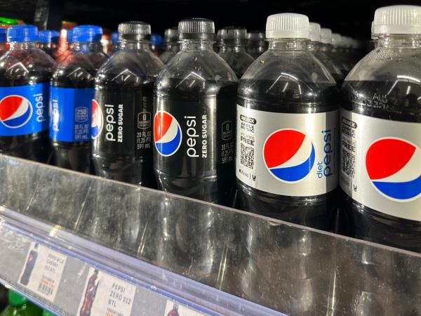 Plastic Pepsi bottles