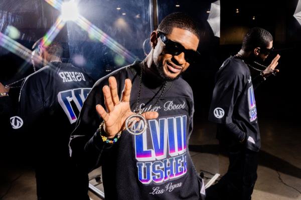 ON ASSIGNMENT FOR NEW YORK POST - Usher poses for a portrait at Cashman Complex on February 07, 2023 in Las Vegas, Nevada. - after his rehearsals for 2024 Super Bowl LVIII.</p>

<p>　　