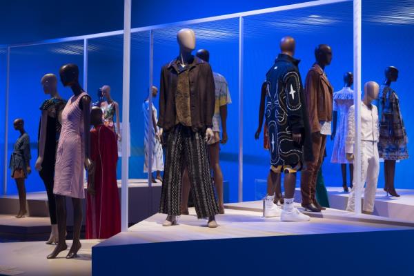 Designers of the African Diaspora exhibition, featuring the 'Homegoing' section, at The Museum at FIT