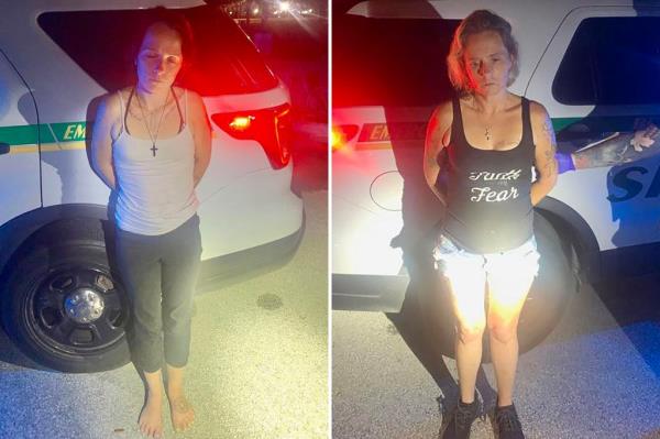 Michell Cannon and her daughter Jazmine Cannon were arrested in Florida on drug charges.