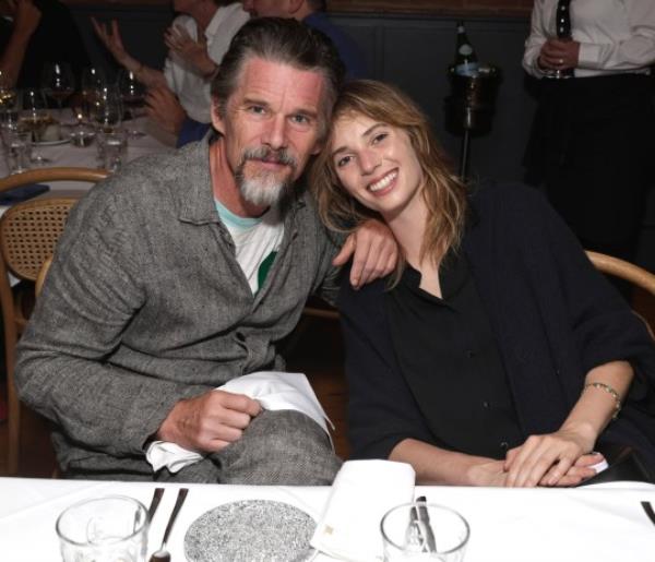 Ethan Hawke and Maya Thurman Hawke attend IFC Films' THE TASTE OF THINGS Telluride Dinner at La Marmotte on September 3, in Telluride, Colorado