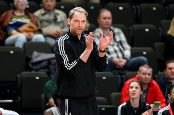 Petteri Koponen, Head Coach of U18 Next Generation Select Team in action during the EB Adidas Next Generation Tournament