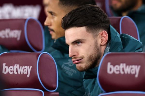 Declan Rice endured a difficult return to the Lo<em></em>ndon Stadium as Arsenal were well beaten by West Ham 