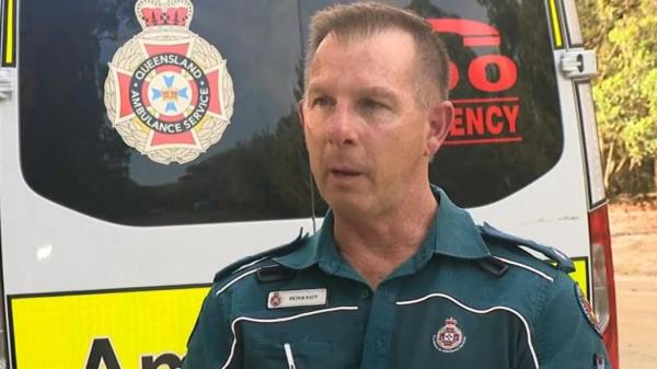 QAS paramedic Peter Batt attended the scene at Bribie Island.