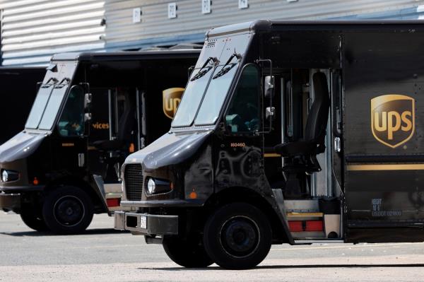 United Parcel Service trucks