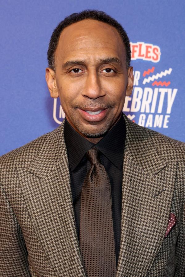 Stephen A. Smith attends the 2024 Ruffles NBA All-Star Celebrity Game at Lucas Oil Stadium on February 16, 2024 in Indianapolis, Indiana.