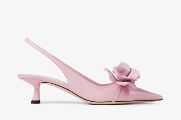 Image of pink Jimmy Choo slingbacks