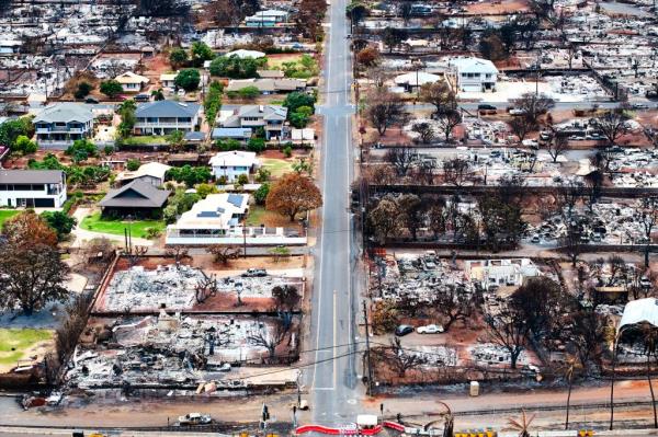 Wildfire devastation in Maui