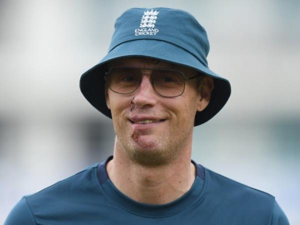 He was all smiles during an England training session (Picture: Getty)