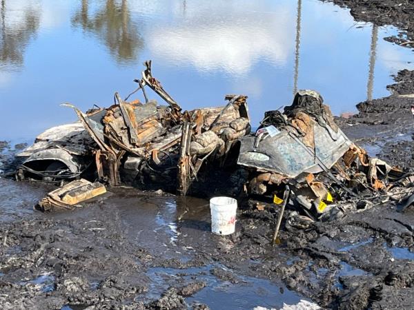 A car similar to Charles and Catherine Romer’s vehicle was found in a pond near the hotel wher<em></em>e they stayed.