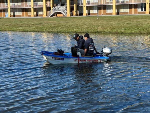 Volunteer divers discovered the vehicle. 