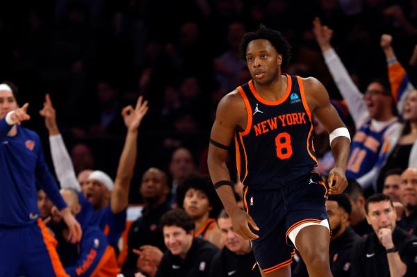 Knicks' OG Anunoby is already a full participant in practice and awaiting a final thumbs up for games.