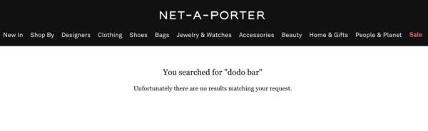 A screen grab from Net-A-Porter's website.