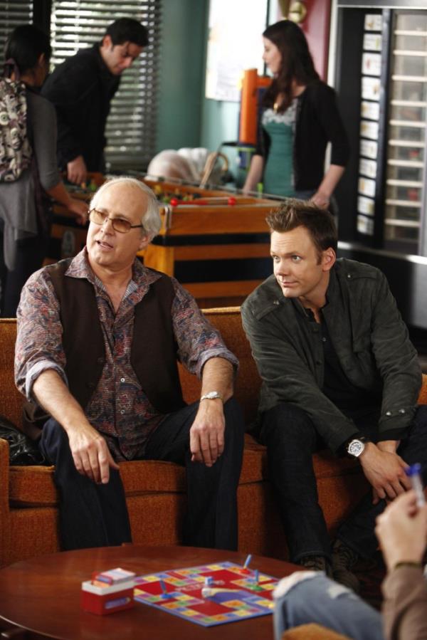 Chevy Chase and Joel McHale in 