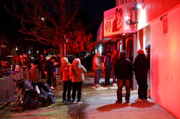 The scene of a fire at 37-67 93 Street in Jackson Heights, Queens. 