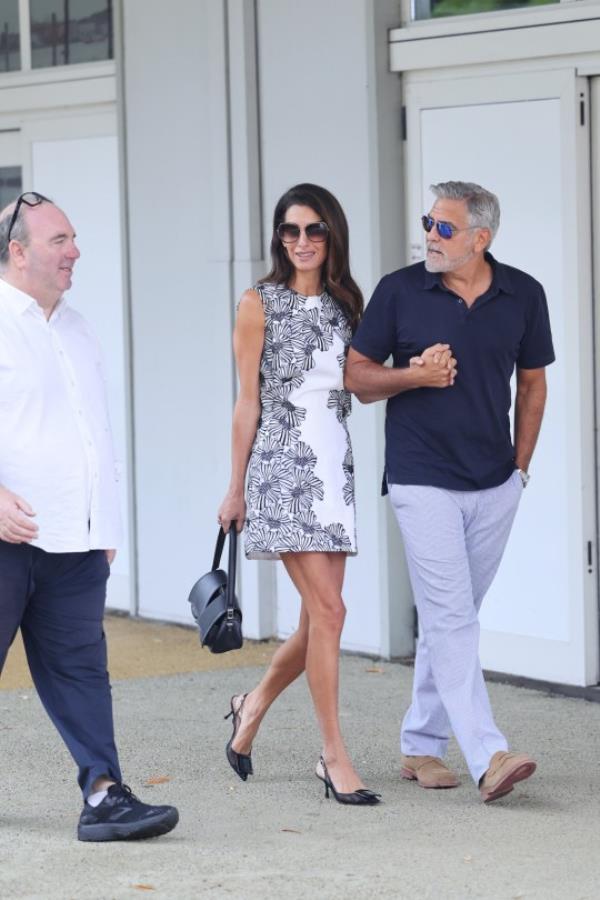 Amal Cloo<em></em>ney and George Clooney.