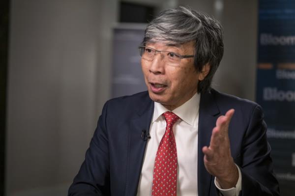 Patrick Soon-Shiong speaking during Bloomberg Television interview.