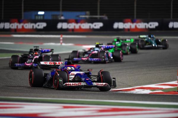 BAHRAIN, BAHRAIN - MARCH 02: Daniel Ricciardo of Australia driving the (3) Visa Cash App RB VCARB 01 on track during the F1 Grand Prix of Bahrain at Bahrain Internatio<em></em>nal Circuit on March 02, 2024 in Bahrain, Bahrain. (Photo by Rudy Carezzevoli/Getty Images)