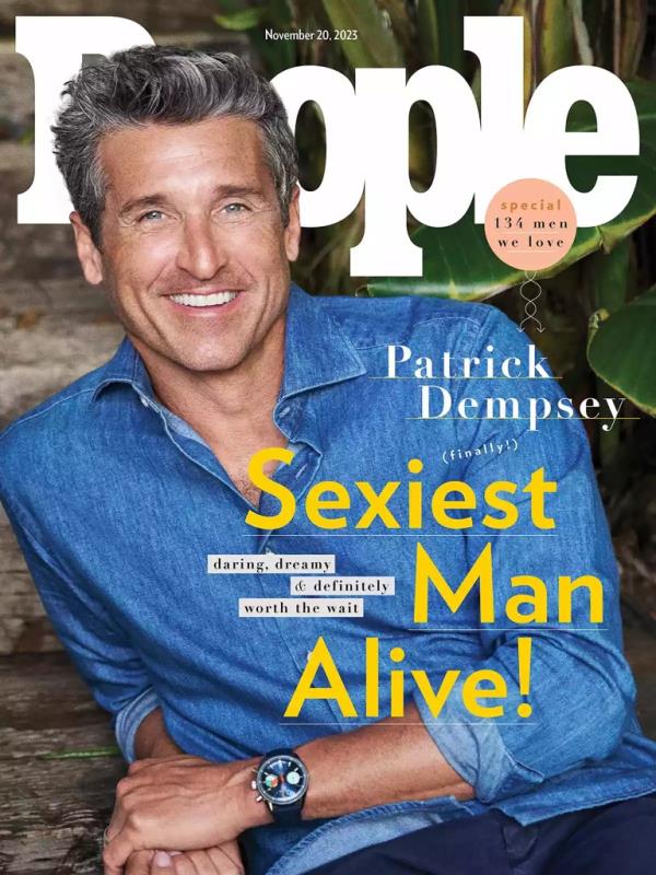 Patrick Dempsey was named People's Sexiest Man Alive in 2023.