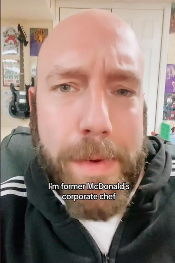 Mike Haracz reveals that he use to work as a corporate chef for the popular fast food joint.