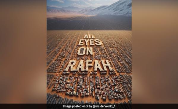 AI-Generated 'All Eyes On Rafah' Pic Criticised For Being 'Removed From Reality'