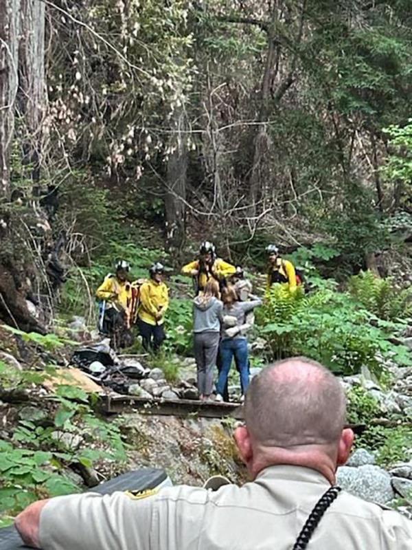 Multiple agencies scoured the area before he was finally located in Big Basin State Parks Thursday afternoon.