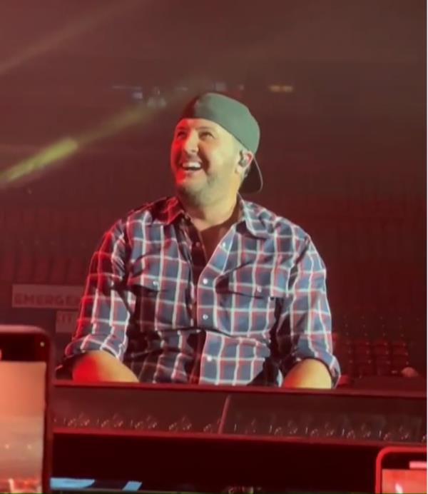 Luke Bryan at the Coast City Country Festival in Vancouver, Canada, on April 20.