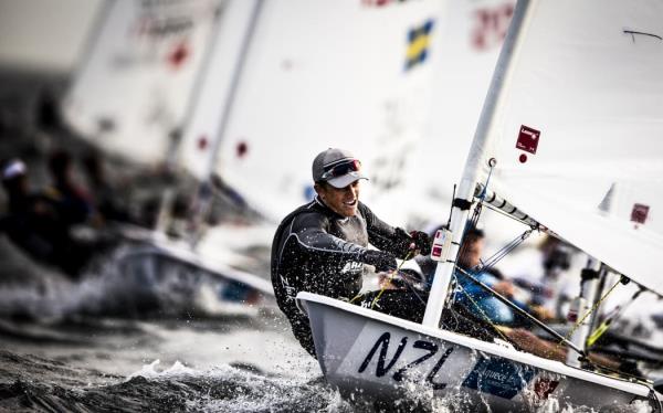 New Zealander Andy Malo<em></em>ney competes in a sailing test event in Brazil in August in preparation for the Rio Olympics.