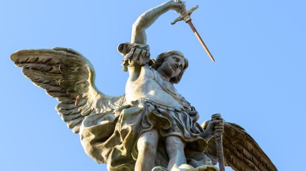 Archangel Michael statue