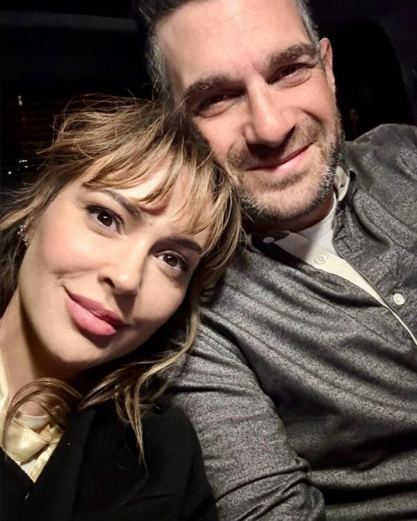 Alyssa Milano with her partner David Bugliari.