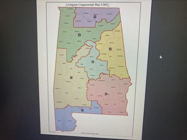 Alabama's new co<em></em>ngressional map