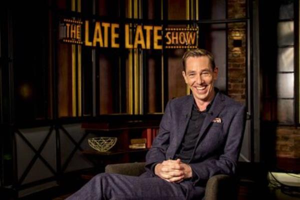 Former host Ryan Tubridy pictured on the set of The Late Late Show. Picture: Andres Poveda