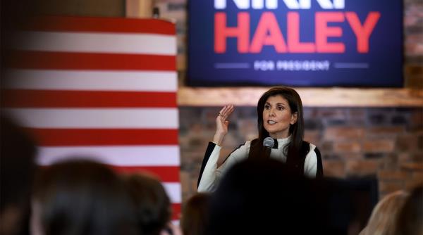 Nikki Haley supporter Iowa rally