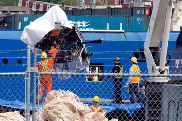 Debris from the Titan submersible have been recovered from the ocean floor near the wreck of the Titanic