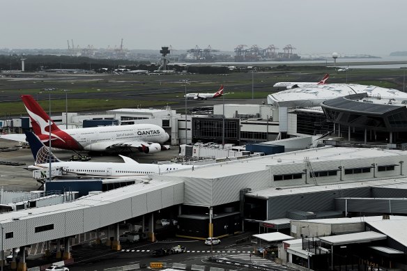 Sydney Airport’s internatio<em></em>nal terminal.